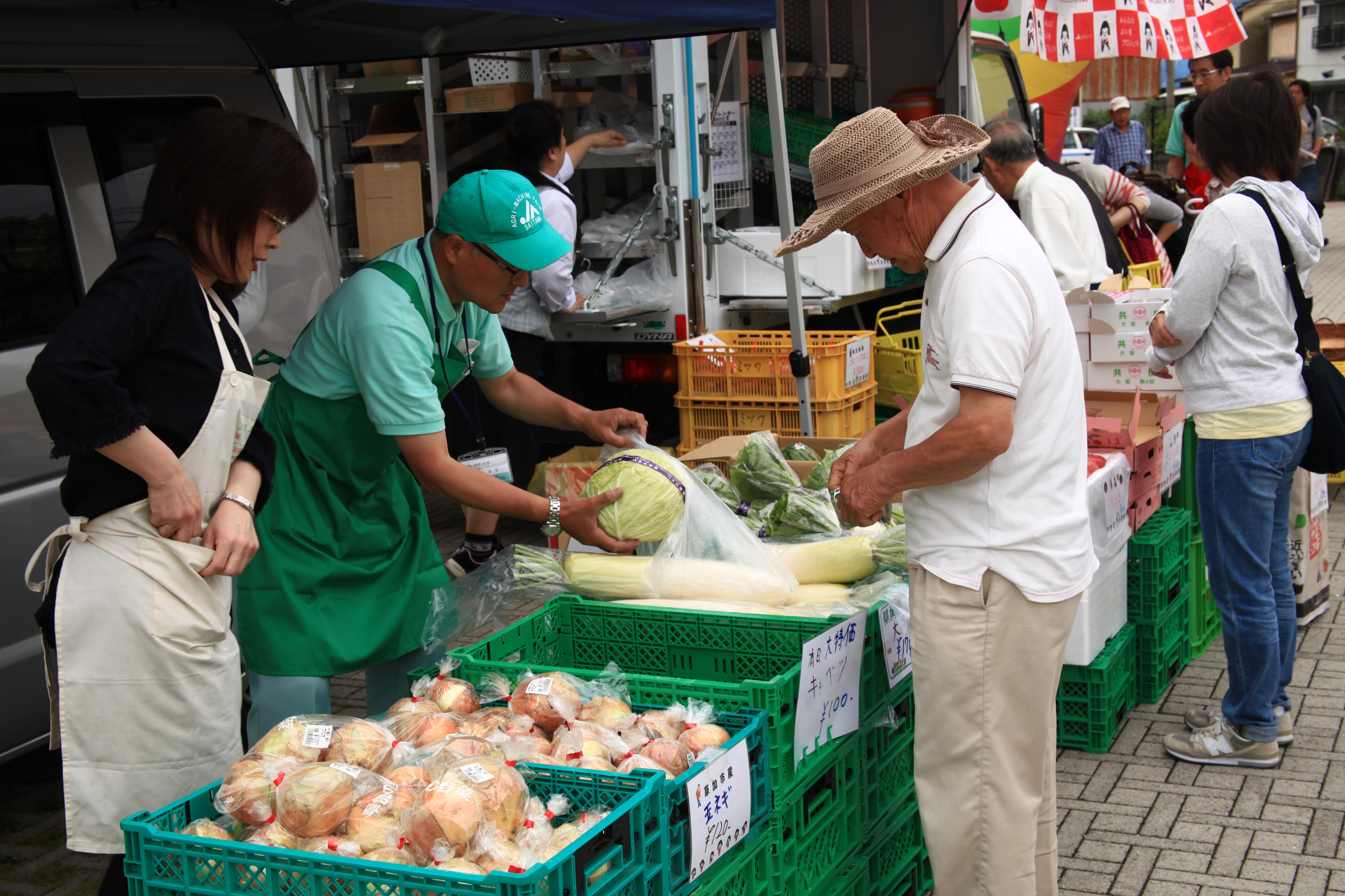 第1回草加都市農業フェアに出店 (1)