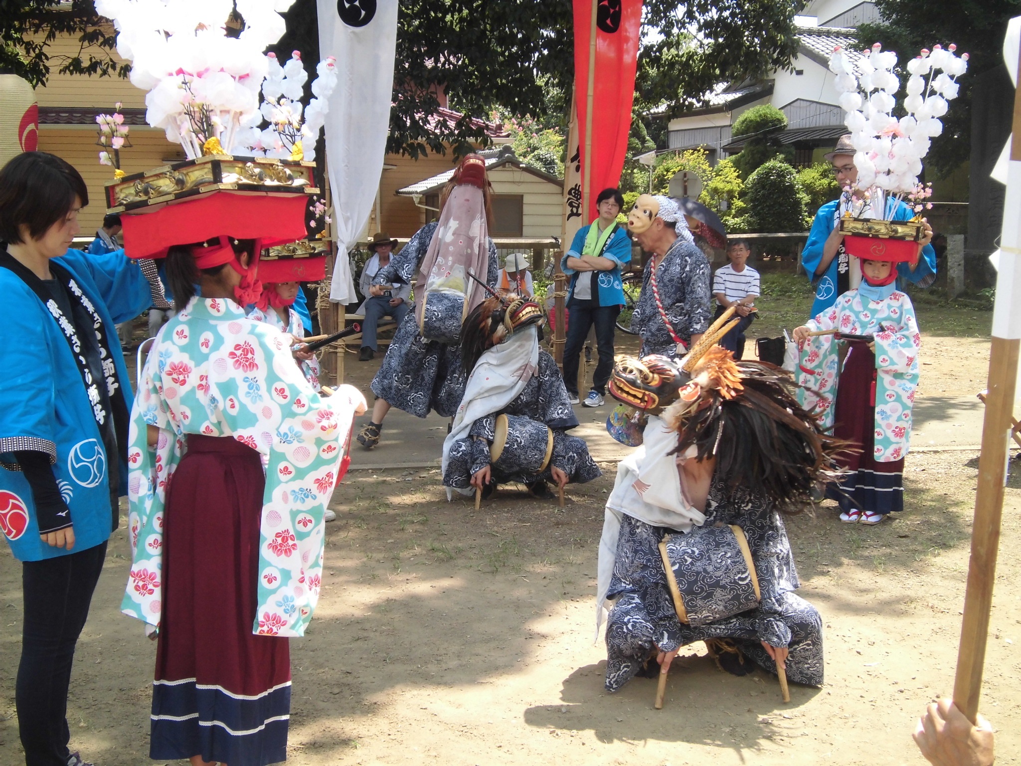 勇壮優美!!秋葉ささら獅子舞（’指扇支店）