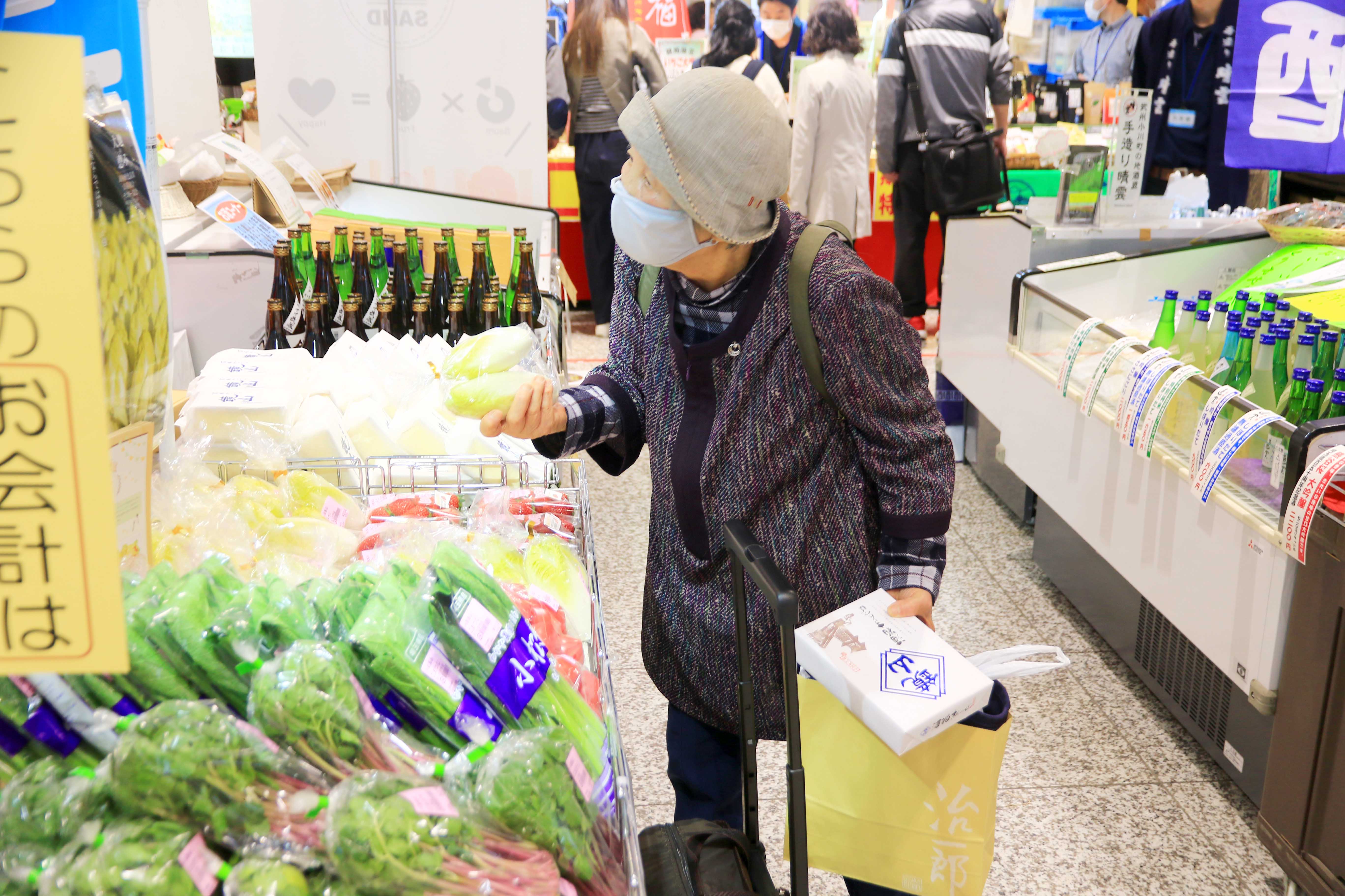 春の埼玉県産品応援フェアに出店（直売部）