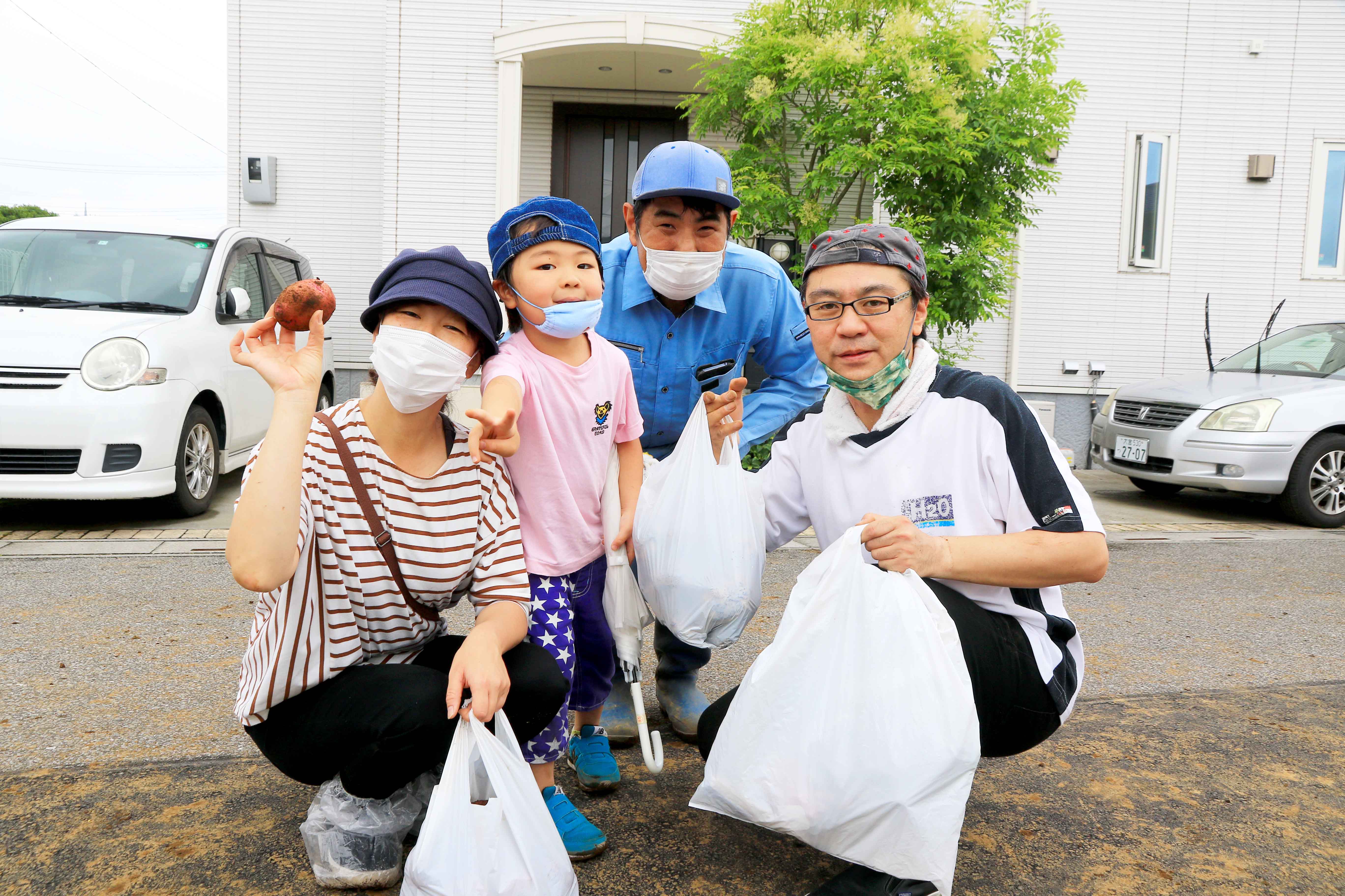 子どもたちに土とのふれあいを（神根支店：川口市）