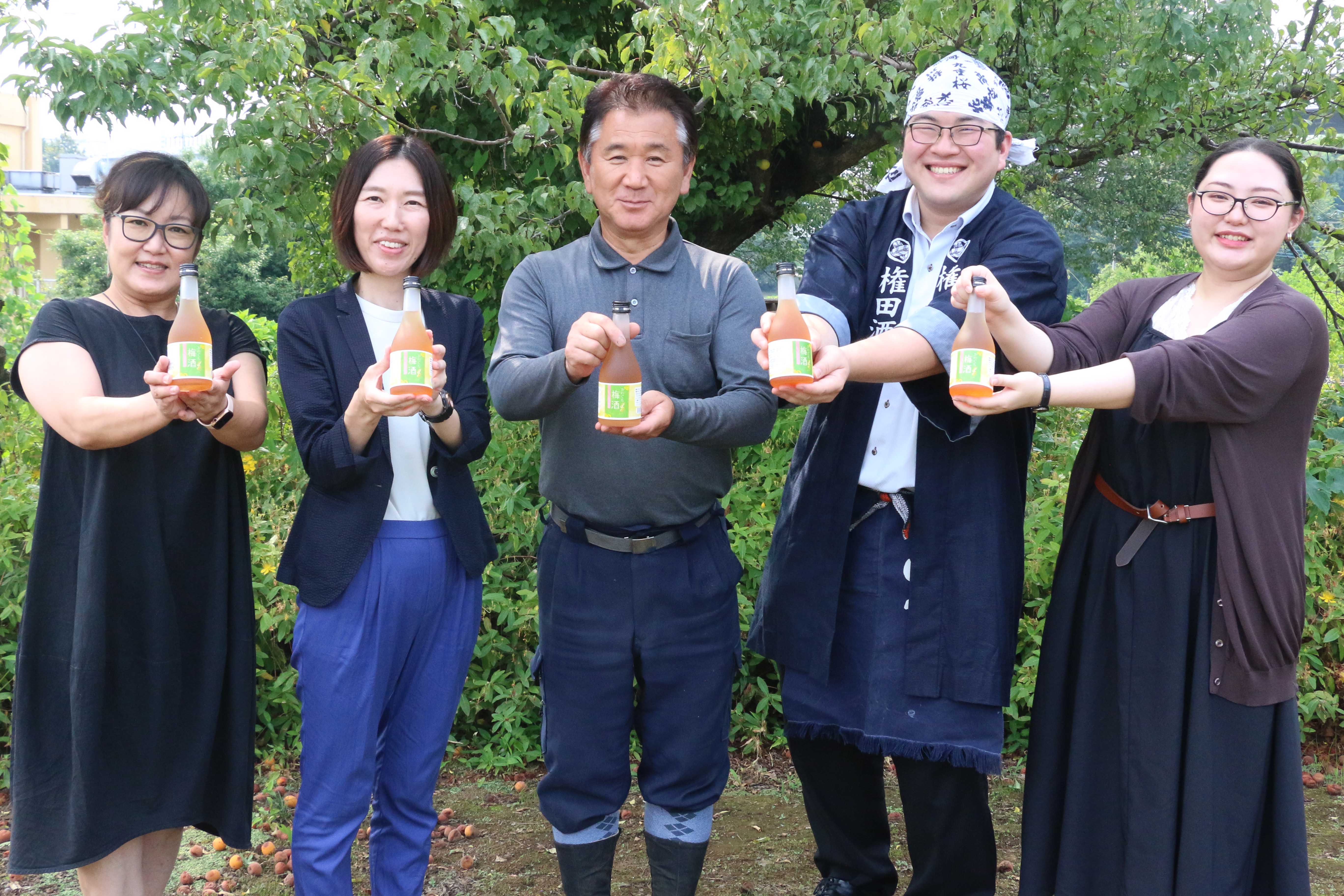 川口の梅を使った梅酒（神根支店：川口市）