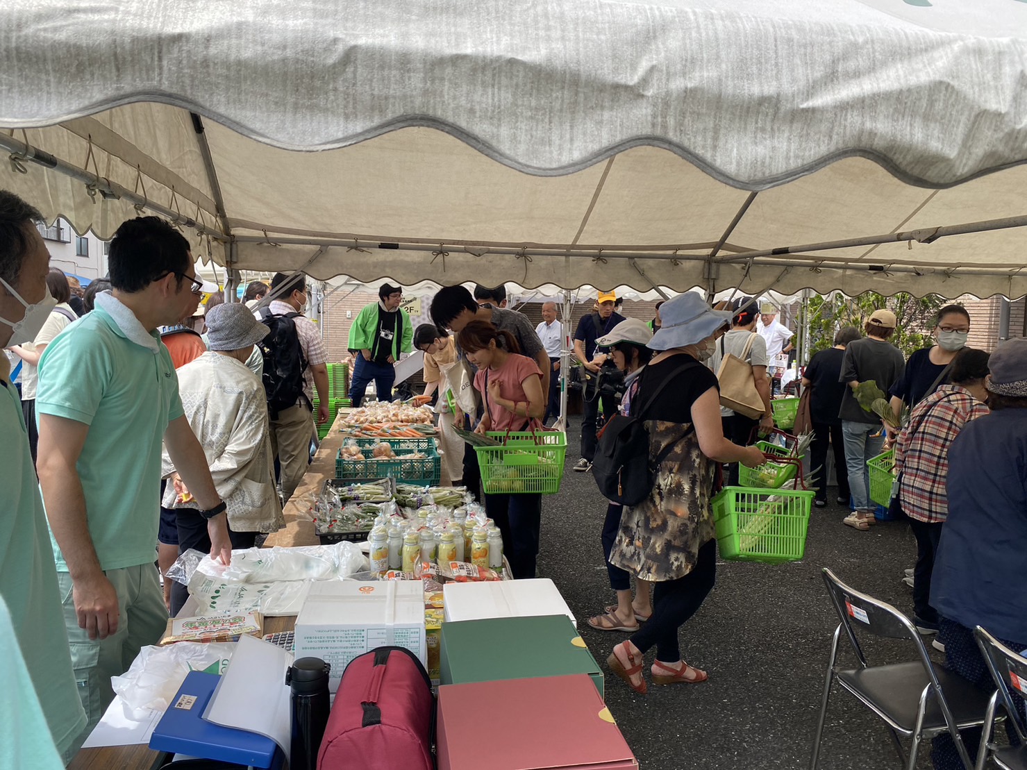 地元産の新鮮野菜が大好評（蕨支店：蕨市）