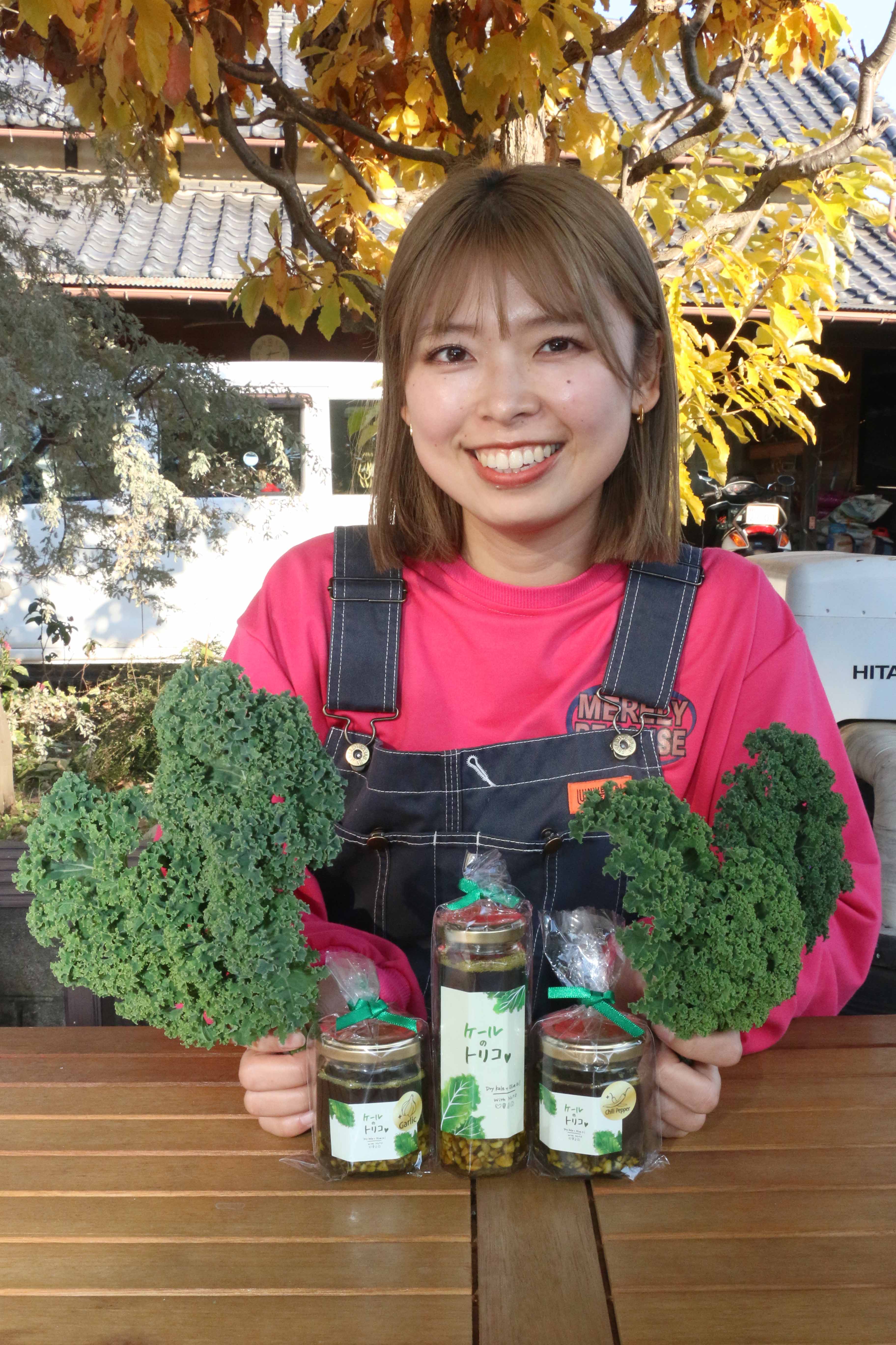 ケールを使ったオリーブオイル（神根支店：川口市）