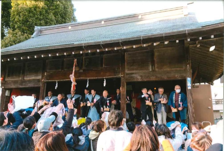 ４年ぶり！豆まきで福祈願（六辻支店：さいたま市）